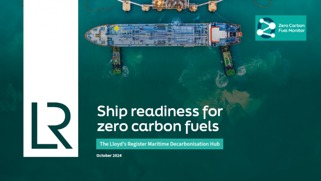 Significant advancements in ship readiness are driving maritime industry’s transition to zero-carbon fuels