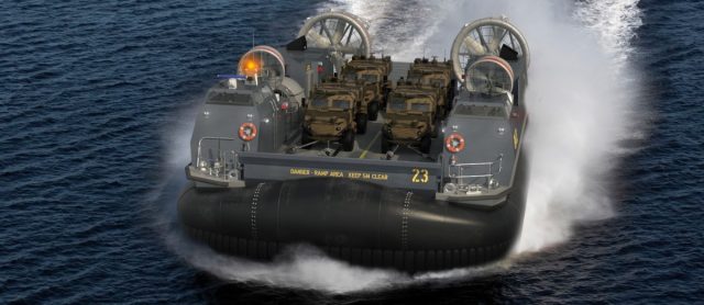 Griffon Hoverwork’s Wyvern LCAC receives LR Approval in Principle