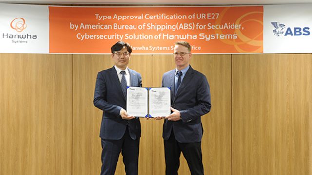 ABS approves Hanwha Systems’ advanced cybersecurity solution ​​​​​​​