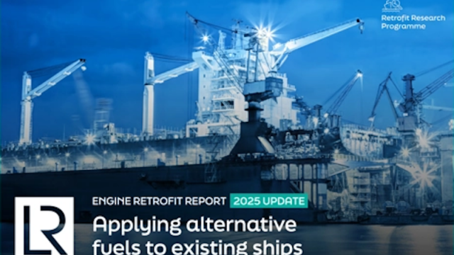 Latest report from LR’s Retrofit Research Programme: Engine Retrofit Report 2025 update